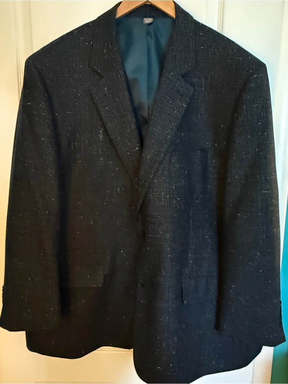 Oak Hill DXL Men's Sport Coat 52 REG Charcoal Grey Reda 1865 Italian Wool Blazer